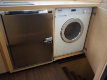 Fridge and washing and dryer machine