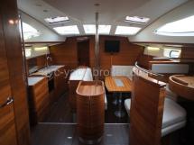 Open galley and saloon