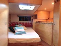 Double bed aft cabin.