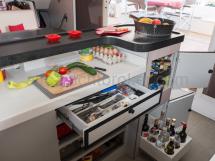 Galley drawers and storage
