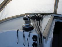 Electrical winch on roof
