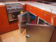 Kitchen stove and fridges
