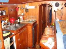 Galley / Front cabin access and front bathroom