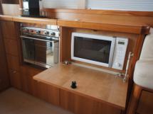 Kitchen stove and microwave
