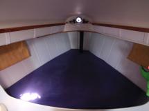 Front double berth