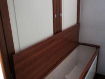 Aft cabin stowage