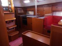 Galley and companionway steps