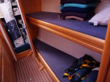 Cigale 16 - Bunk beds in the forward cabin