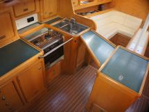 Galley with additional countertop