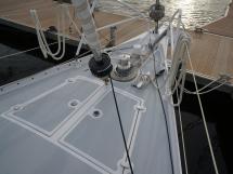 Garcia 44 - Forward deck and anchor locker