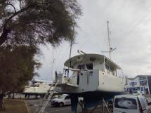 MOTORSAILER 13,40m - Wheelchair access by the swivelling transom