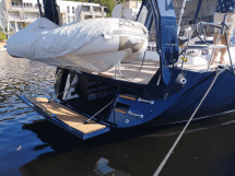 GARCIA YACHT 65 - Aft platform and tender in the davits
