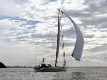 Plan Briand 64' - Under sails