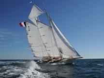 Goëlette Diva - Under sails