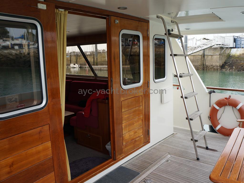 Searocco 1500 Trawler - Double aft door