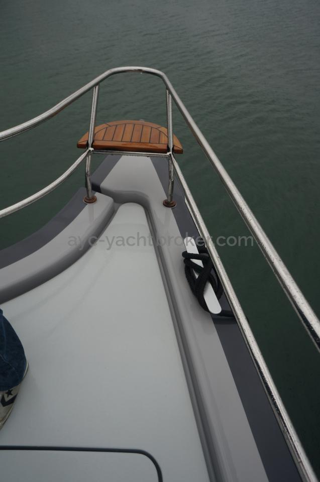 Starboard forward deck