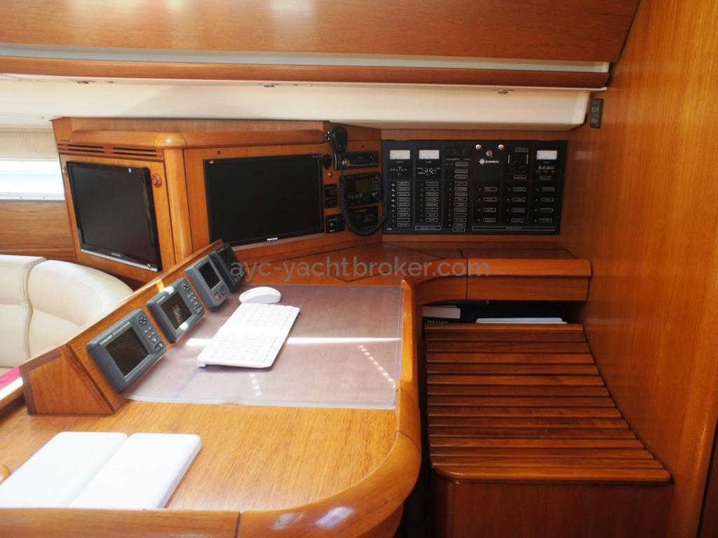Sun Odyssey 54 DS - Chart table