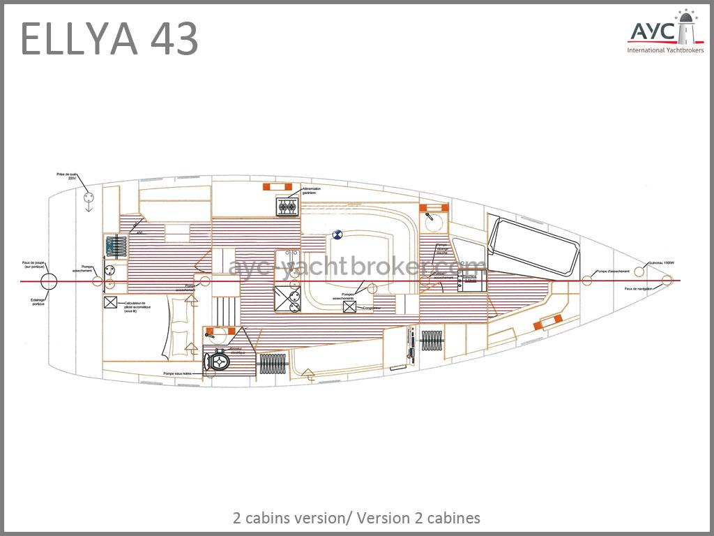AYC International Yachtbroker - ELLYA 43 