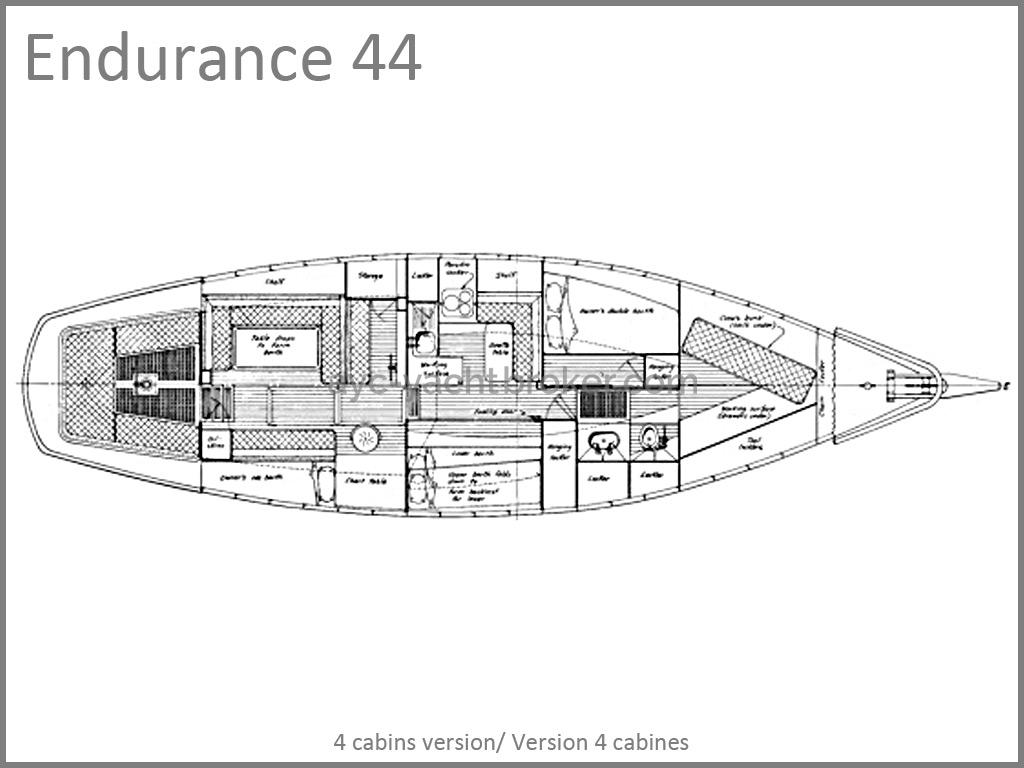 endurance 44 sailboat data