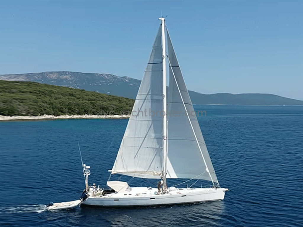 Plan Briand 64' - Under sails